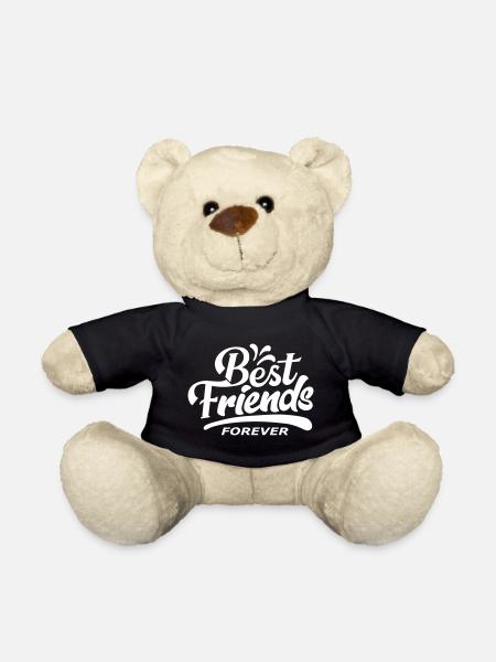 Beste Freunde für immer - Bestie Geschenkidee - Teddy - Schwarz