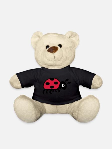 marini marienkäfer glückskäfer insekt punkte liebe - Teddy - Schwarz