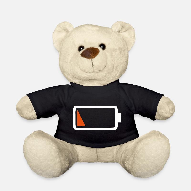 Akku Ladezustand Ladung Batterie - Teddy - Schwarz