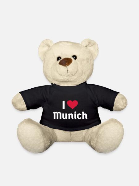 Ich liebe München Münchner Münchnerin - Teddy - Schwarz