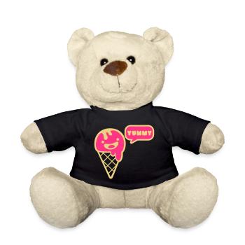 ice cream - Teddy Bear - black - Front
