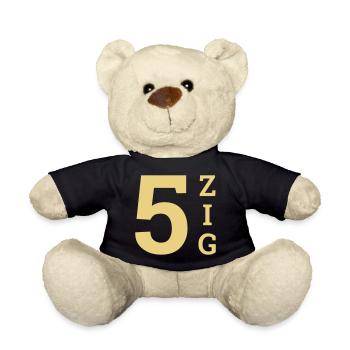Bedruckt T Shirt 50 Geburtstag Sprüche Lustig - Teddy - Schwarz - Vorne