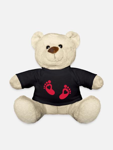 Bébé pieds - Nounours - noir