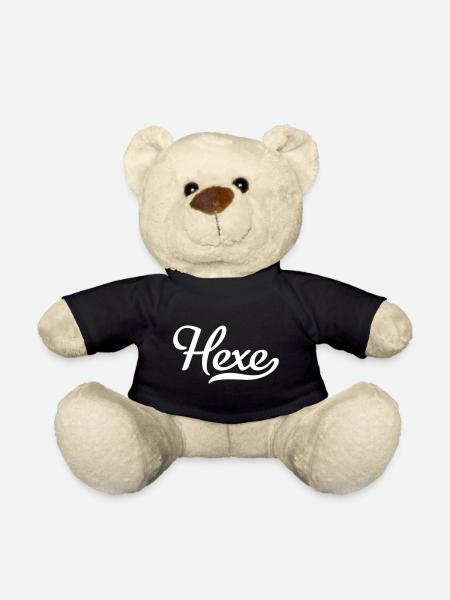 Hexe - Teddy - Schwarz