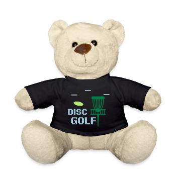 Disc Golf Disc Golf Frisbee Gift Gift - Teddy Bear - black - Front