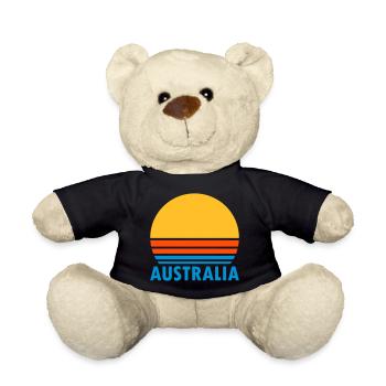 Australia (geteilte Sonne) - Teddy - Schwarz - Vorne