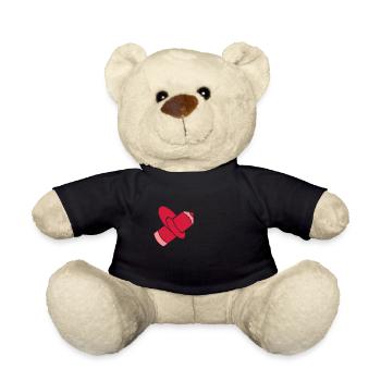 Knoten im Bleistift / pencil 'n knot (2c) - Teddy - Schwarz - Vorne