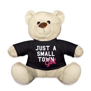 Just a small town girl (Herz als i-Punkt) - Teddy - Schwarz - Vorne