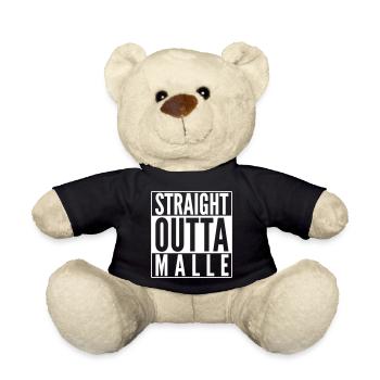 STRAIGHT OUTTA MALLE, MALLORCA, MALLOTZE - Teddy - Schwarz - Vorne