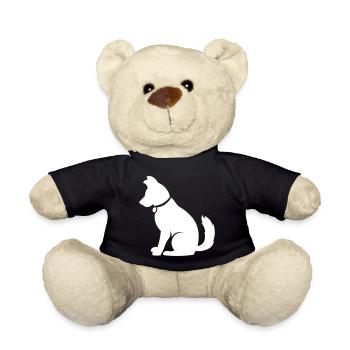 Cute dog - dog lover gift idea - Teddy Bear - black - Front