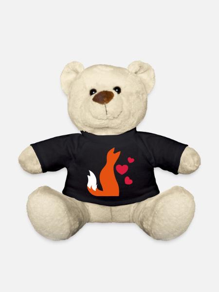 Amoureux des amoureux - renard renard renard - Nounours - noir