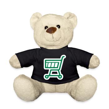 Einkaufswagen - Teddy - Schwarz - Vorne