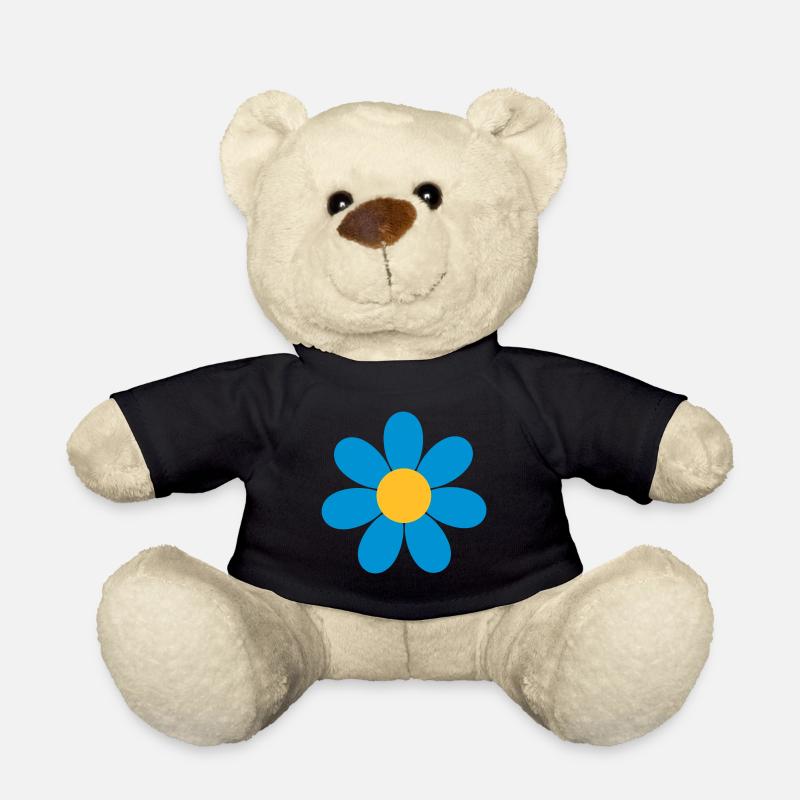Fleur de marguerite - Nounours - noir
