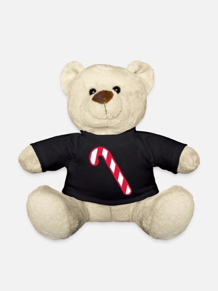 candy cane - Teddy Bear - black