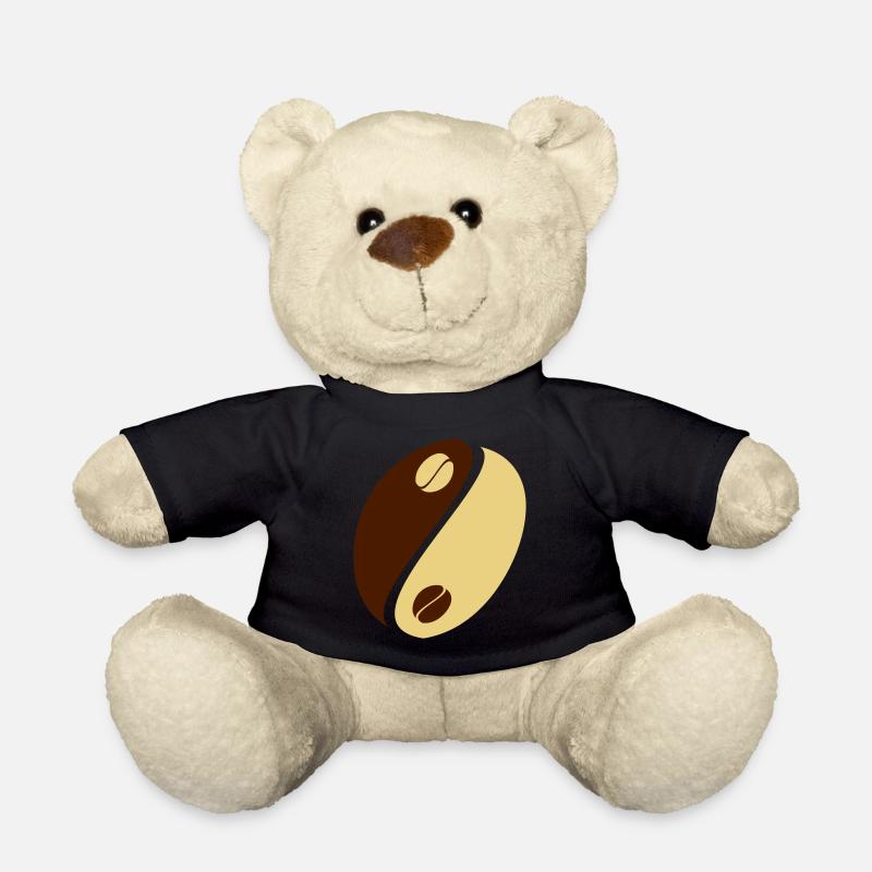 Coffee Bean Yin Yang - Teddy - Schwarz