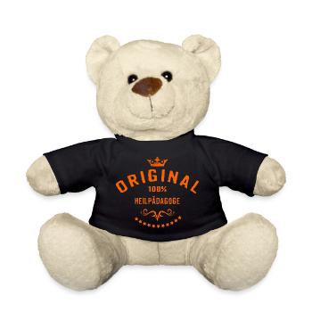 Original 100 Prozent Heilpädagoge - RAHMENLOS - Teddy - Schwarz - Vorne