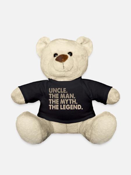 Oncle. L'homme. Le mythe. La légende. Super oncle - Nounours - noir