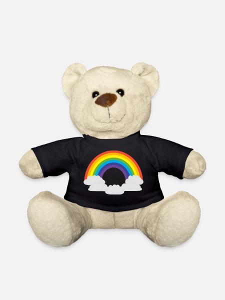 regenbogen sonne wolken wetter rainbow sun cloud38 - Teddy - Schwarz