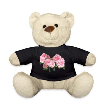 roses roses flowers flowers garden garden3 - Teddy Bear - black - Front