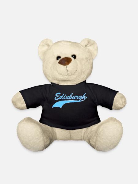 Edinburgh - Teddy Bear - black