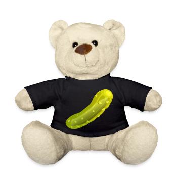 cucumber - Teddy Bear - black - Front