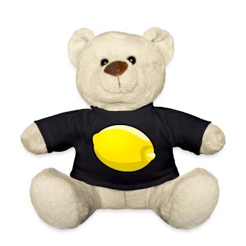 Gelbe Zitrone - Teddy - Schwarz - Vorne