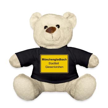 Moenchengladbach district Giesenkirchen - Teddy Bear - black - Front