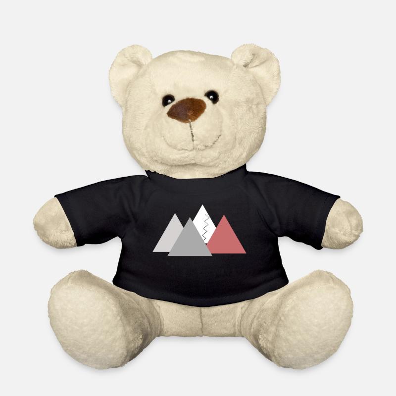 Mountains; mountains - Teddy Bear - black