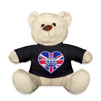 Love Crown Diamond Jubilee © - Teddy Bear - black - Front