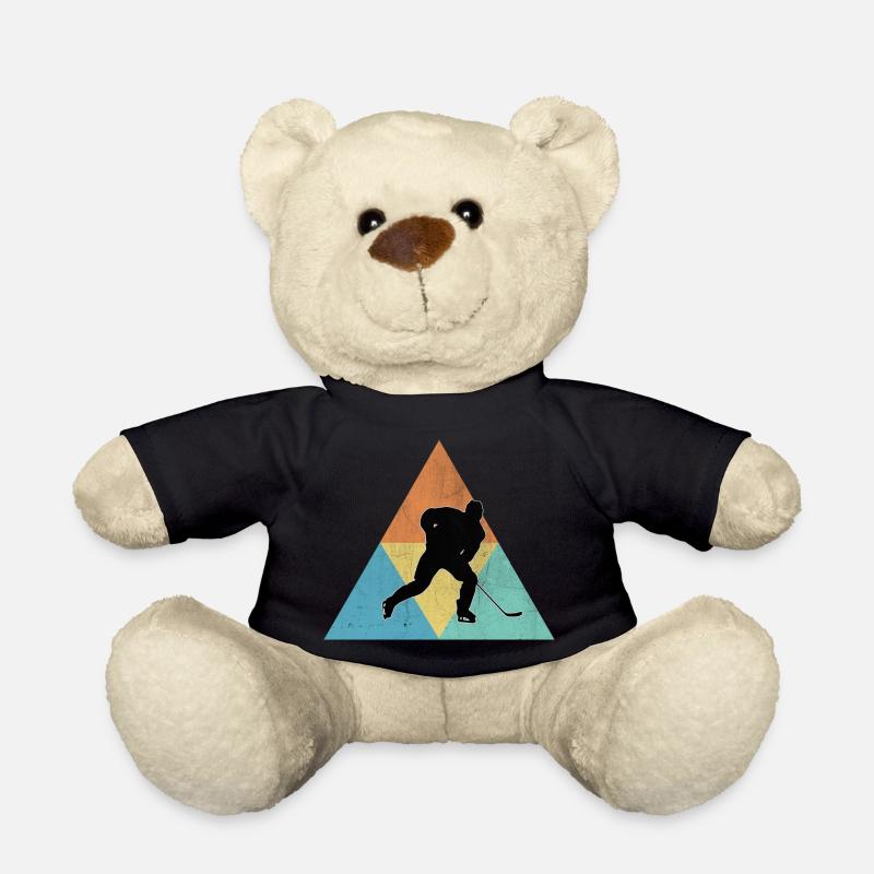 Eishockey - Teddy - Schwarz