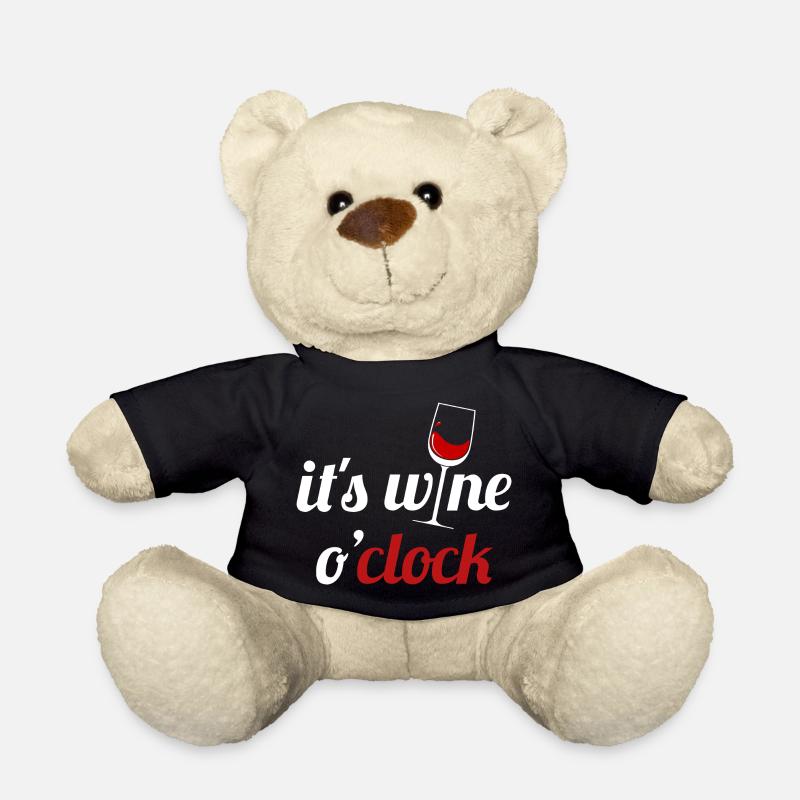 It's wine o'clock - Wein, Beaujolais Nouveau Day - Teddy - Schwarz
