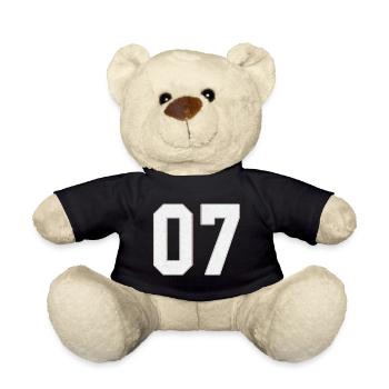 07 American football, Baseball Sport trikot nummer - Teddy - Schwarz - Vorne
