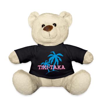 Tiki Taka / Aloha / Kaua / Hawaii / Palme 3c - Nounours - noir - Devant