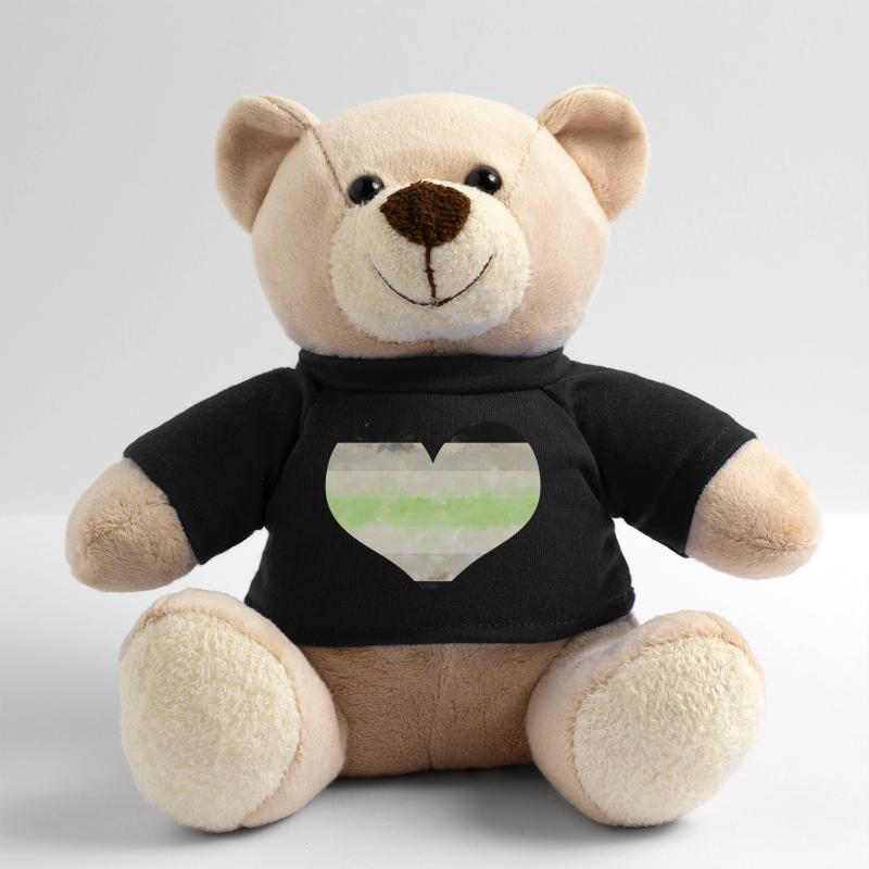Agender Flagge Herz Teddy