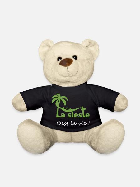 La sieste - Nounours - noir