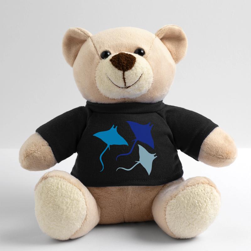 bunt 3 stachelrochen schwimmen tauchen silhouette Teddy