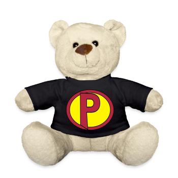 Super, Superheld, Superheldin, Hero, P - Teddy - Schwarz - Vorne