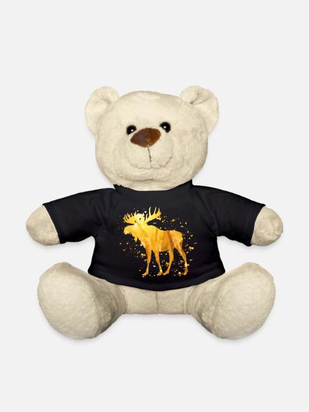 Schöner Elch - Teddy - Schwarz