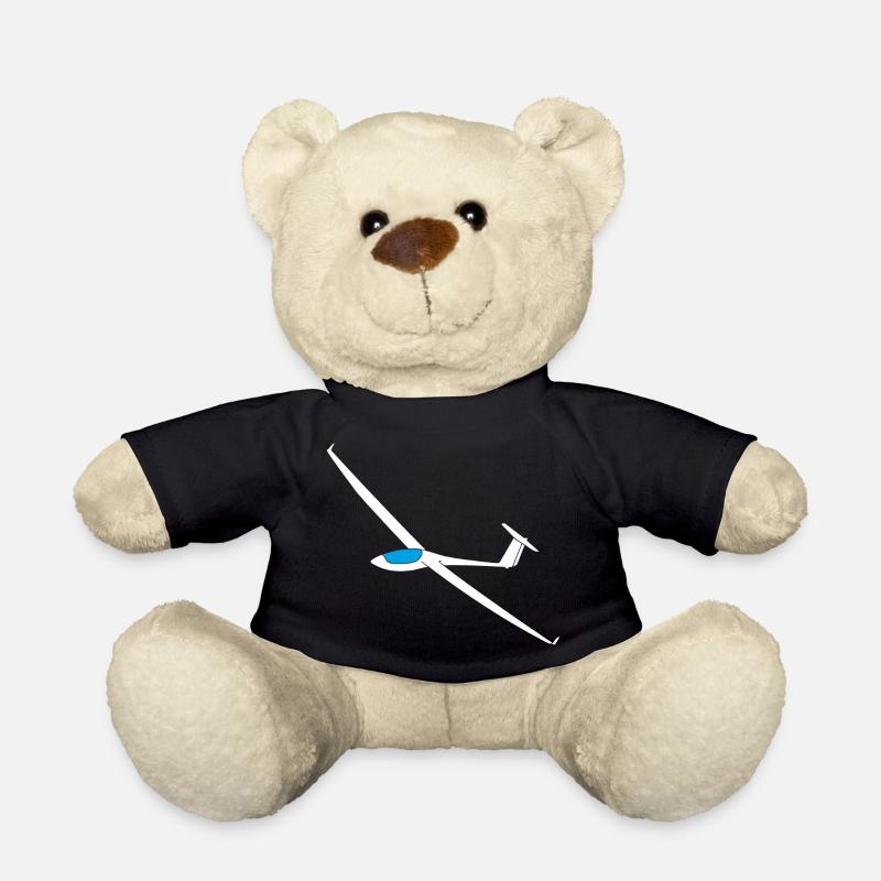 Glider ASW27 glider pilot flying - Teddy Bear - black