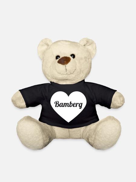 Bamberg dans le coeur - Nounours - noir