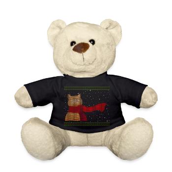 Strickmieze 1 - Teddy - Schwarz - Vorne