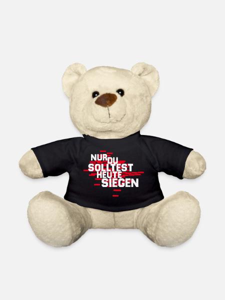 Frankfurt - Nur du solltest heute siegen - Teddy - Schwarz