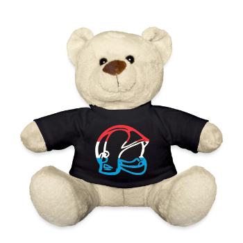 Firefighters helmet Luxembourg - Teddy Bear - black - Front