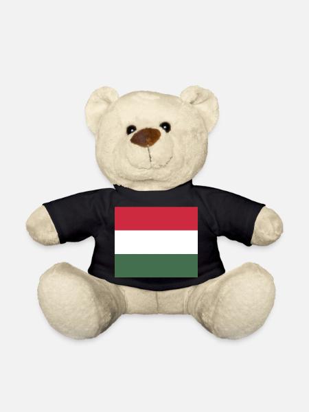 Ungarn Flagge Maske - Teddy - Schwarz