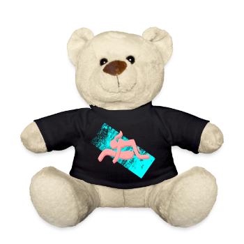 69 position - Teddy Bear - black - Front