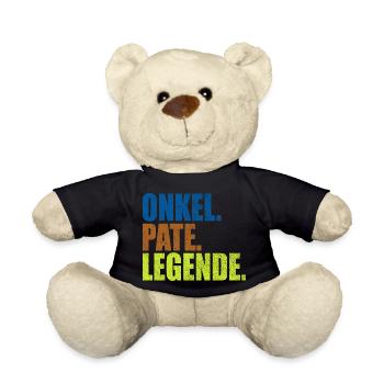 onkel pate legende - Teddy - Schwarz - Vorne