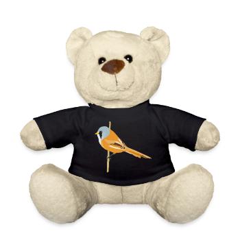 Mustache breading - Teddy Bear - black - Front
