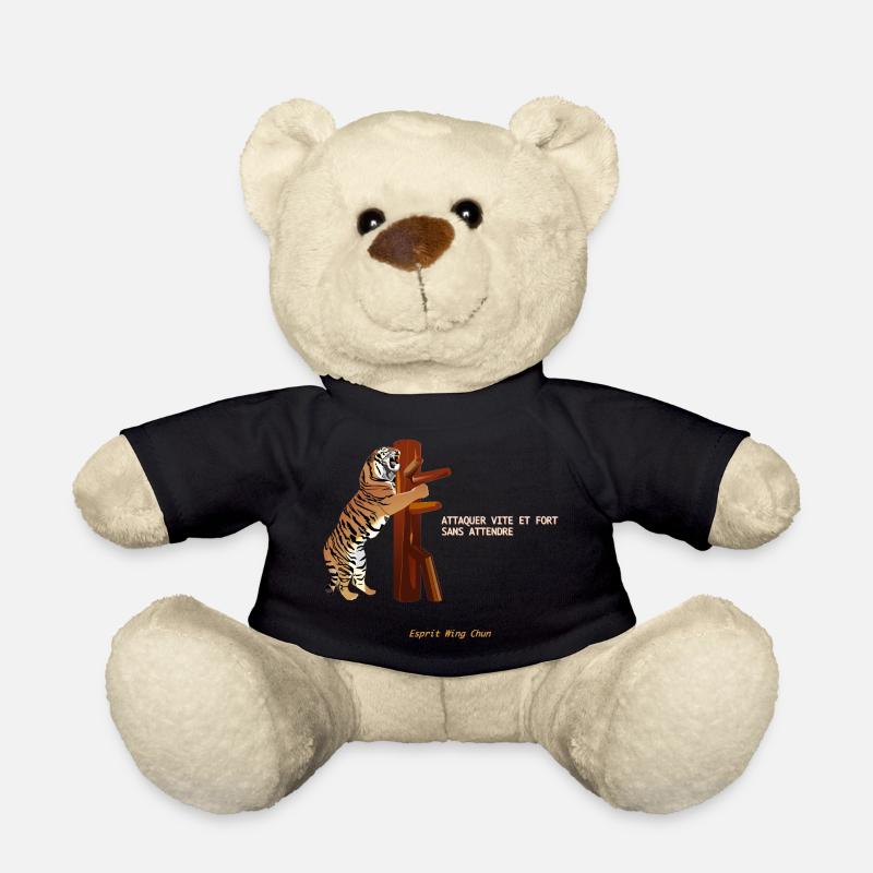 Wing chun Tiger - Teddy - Schwarz