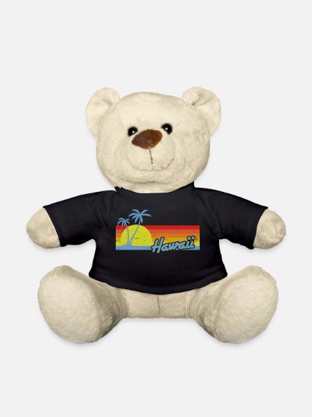 Hawaii Sunrise Vintage - Teddy - Schwarz