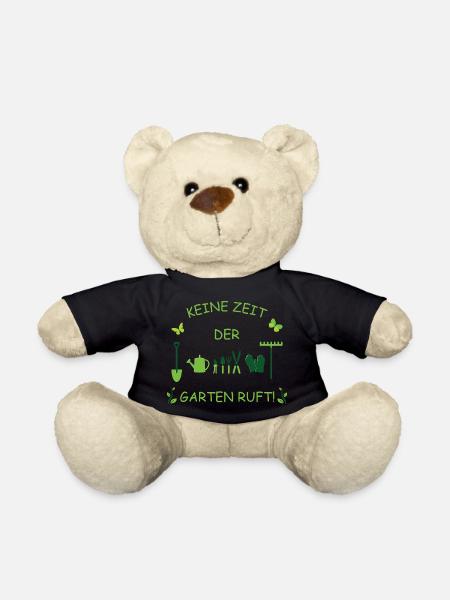 KEINE ZEIT DER GARTEN RUFT! - Teddy - Schwarz
